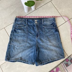 Pilcro The Wander High Waisted Denim Short